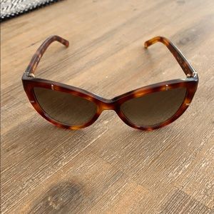 Chloe tortoise shell and gold sunglasses